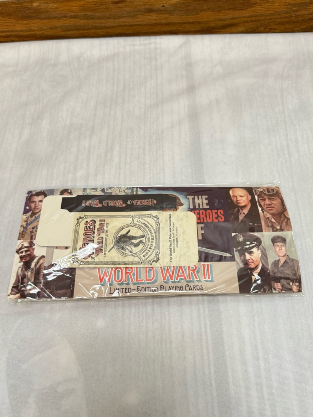 Heroes of World War II Limited Edition Playing Cards Sealed New - Picture 2 of 7